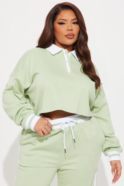 Conjunto de Pantalón y Polo de Felpa Estilo Country Club - Marino - Image 11