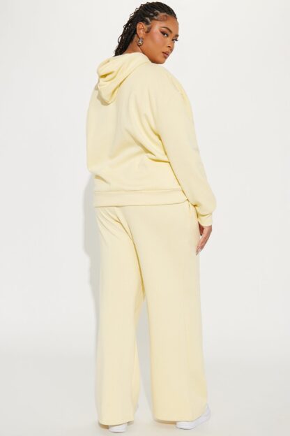 Conjunto de Sudadera y Pantalón Ancho en Felpa - Melocotón - Image 8