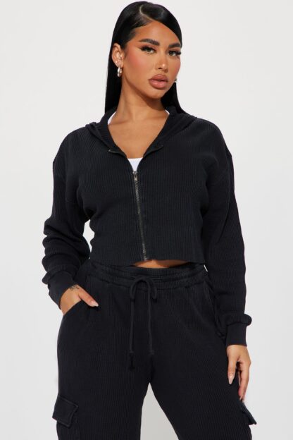 Conjunto de Pantalón Térmico y Hoodie con Cremallera - Image 2