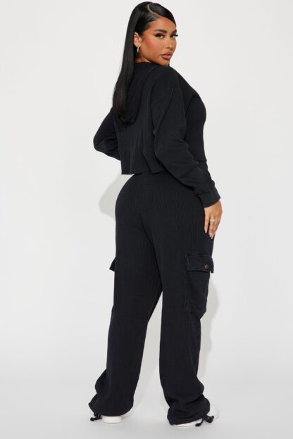 Conjunto de Pantalón Térmico y Hoodie con Cremallera - Image 3