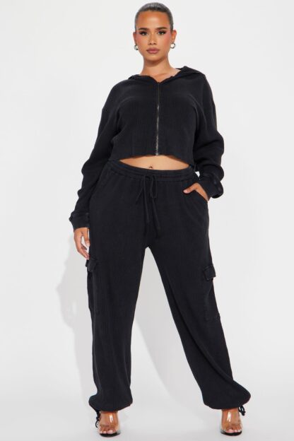 Conjunto de Pantalón Térmico y Hoodie con Cremallera - Image 4