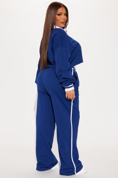 Conjunto de Pantalón y Polo de Felpa Estilo Country Club - Marino - Image 6
