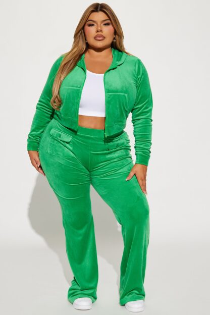Conjunto de Pantalón y Chaqueta de Terciopelo con Capucha - Image 17