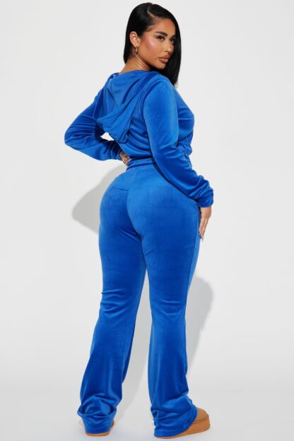 Conjunto de Pantalón y Chaqueta de Terciopelo con Capucha - Image 10